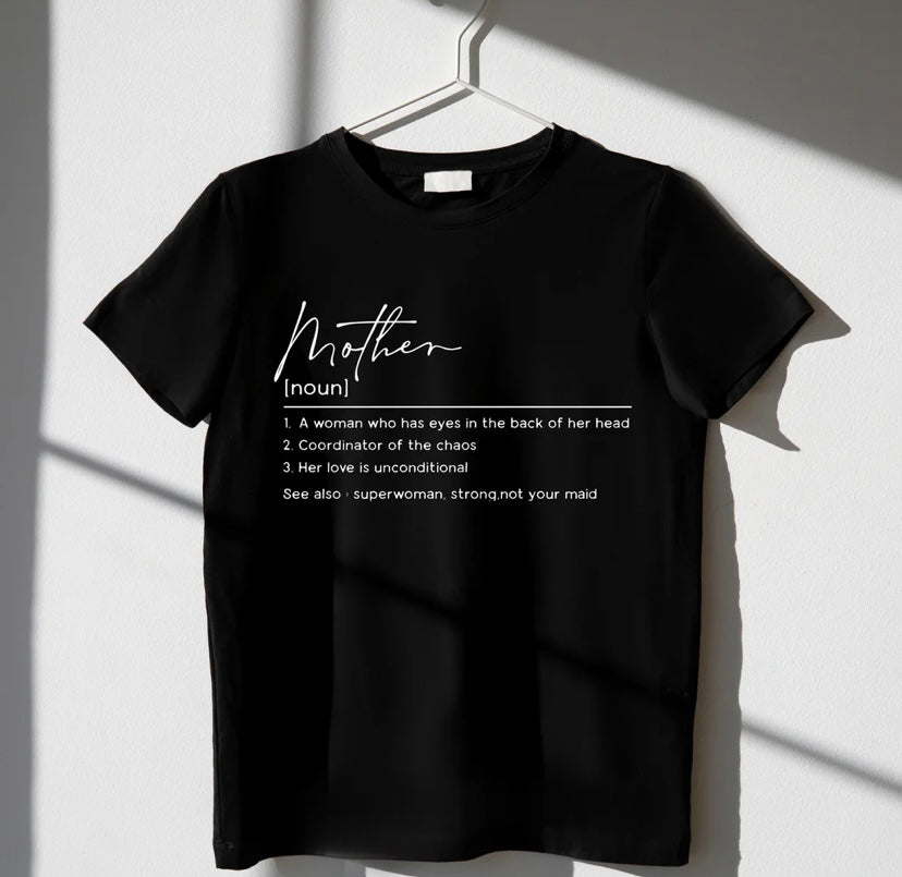 Mother Noun - Iron on Transfer