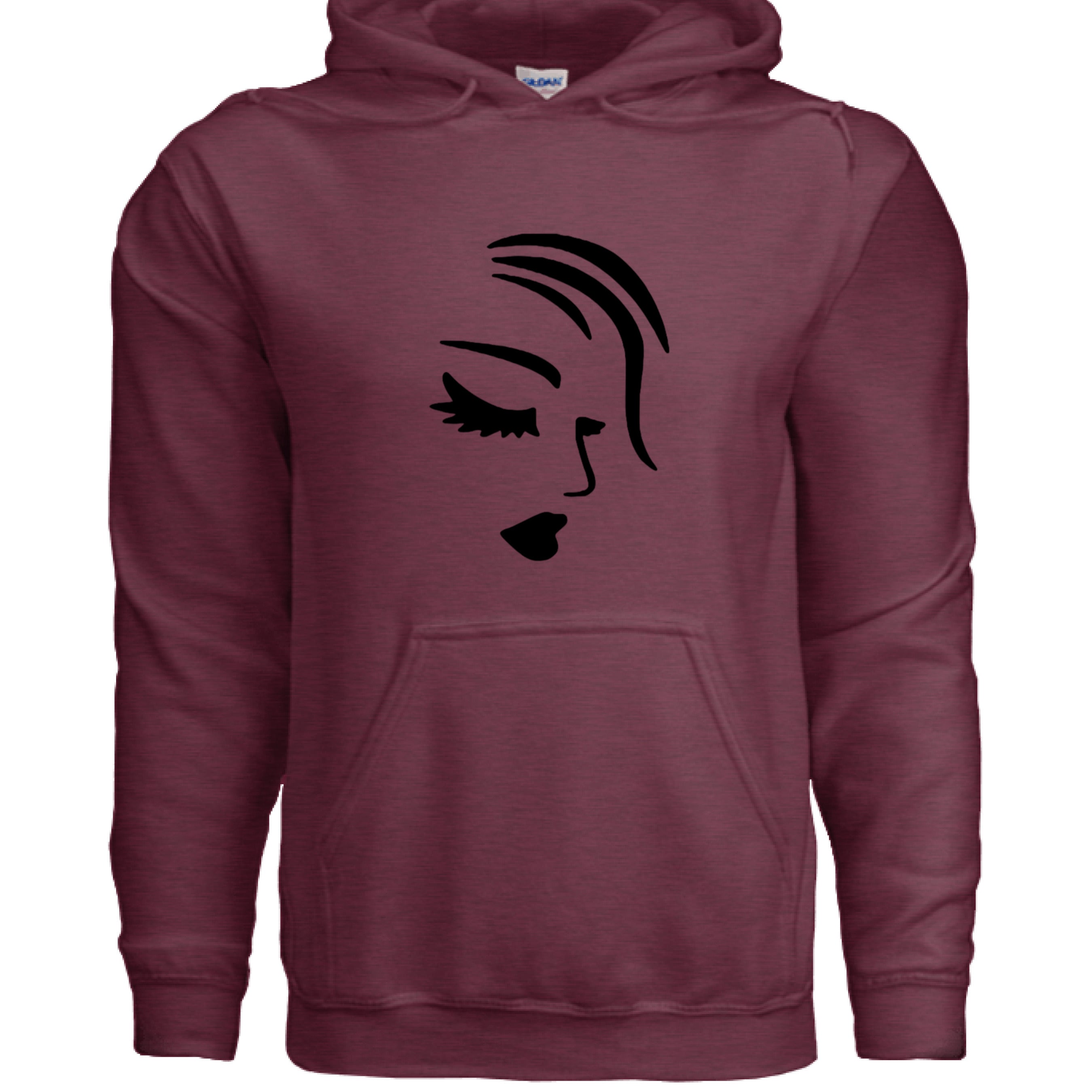 Heather Sport Dark Maroon - FRONT